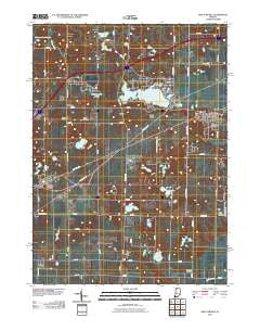 New Carlisle Indiana Historical topographic map, 1:24000 scale, 7.5 X 7.5 Minute, Year 2010