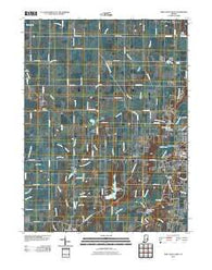 New Castle West Indiana Historical topographic map, 1:24000 scale, 7.5 X 7.5 Minute, Year 2010