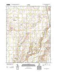 New Castle West Indiana Historical topographic map, 1:24000 scale, 7.5 X 7.5 Minute, Year 2013