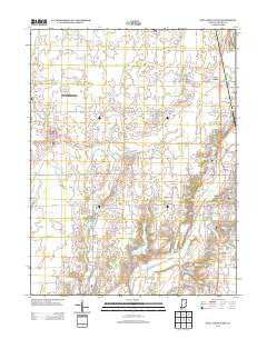 New Castle West Indiana Historical topographic map, 1:24000 scale, 7.5 X 7.5 Minute, Year 2013
