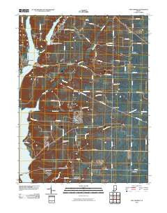 New Fairfield Indiana Historical topographic map, 1:24000 scale, 7.5 X 7.5 Minute, Year 2010
