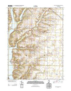 New Fairfield Indiana Historical topographic map, 1:24000 scale, 7.5 X 7.5 Minute, Year 2013