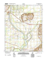 New Harmony Indiana Historical topographic map, 1:24000 scale, 7.5 X 7.5 Minute, Year 2013