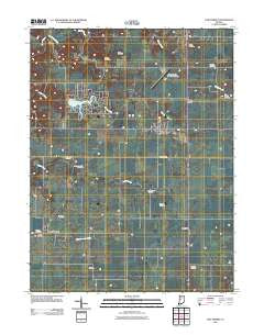 New Market Indiana Historical topographic map, 1:24000 scale, 7.5 X 7.5 Minute, Year 2011