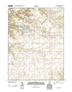 New Market Indiana Historical topographic map, 1:24000 scale, 7.5 X 7.5 Minute, Year 2013
