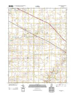 New Ross Indiana Historical topographic map, 1:24000 scale, 7.5 X 7.5 Minute, Year 2013