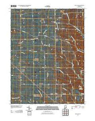 New Salem Indiana Historical topographic map, 1:24000 scale, 7.5 X 7.5 Minute, Year 2010