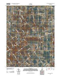 New Washington Indiana Historical topographic map, 1:24000 scale, 7.5 X 7.5 Minute, Year 2010