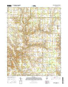 New Washington Indiana Current topographic map, 1:24000 scale, 7.5 X 7.5 Minute, Year 2016