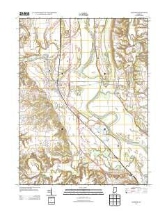 Newport Indiana Historical topographic map, 1:24000 scale, 7.5 X 7.5 Minute, Year 2013