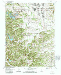 Nineveh Indiana Historical topographic map, 1:24000 scale, 7.5 X 7.5 Minute, Year 1962