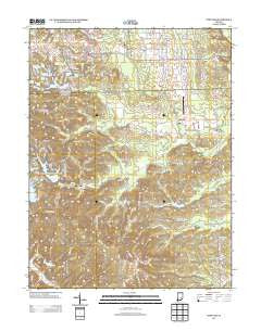 Nineveh Indiana Historical topographic map, 1:24000 scale, 7.5 X 7.5 Minute, Year 2013