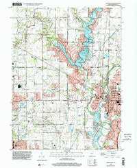 Noblesville Indiana Historical topographic map, 1:24000 scale, 7.5 X 7.5 Minute, Year 1998