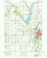 Noblesville Indiana Historical topographic map, 1:24000 scale, 7.5 X 7.5 Minute, Year 1960