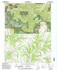 Norman Indiana Historical topographic map, 1:24000 scale, 7.5 X 7.5 Minute, Year 1958