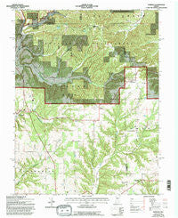Norman Indiana Historical topographic map, 1:24000 scale, 7.5 X 7.5 Minute, Year 1958