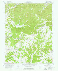 Norman Indiana Historical topographic map, 1:24000 scale, 7.5 X 7.5 Minute, Year 1958