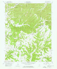 Norman Indiana Historical topographic map, 1:24000 scale, 7.5 X 7.5 Minute, Year 1958