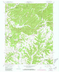 Norman Indiana Historical topographic map, 1:24000 scale, 7.5 X 7.5 Minute, Year 1958