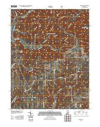 Norman Indiana Historical topographic map, 1:24000 scale, 7.5 X 7.5 Minute, Year 2010