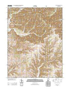 Norman Indiana Historical topographic map, 1:24000 scale, 7.5 X 7.5 Minute, Year 2013