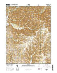 Norman Indiana Current topographic map, 1:24000 scale, 7.5 X 7.5 Minute, Year 2016