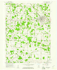 North Judson Indiana Historical topographic map, 1:24000 scale, 7.5 X 7.5 Minute, Year 1959