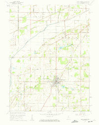 North Liberty Indiana Historical topographic map, 1:24000 scale, 7.5 X 7.5 Minute, Year 1958