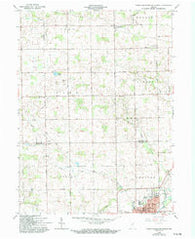 North Manchester North Indiana Historical topographic map, 1:24000 scale, 7.5 X 7.5 Minute, Year 1962