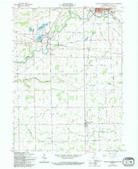North Manchester South Indiana Historical topographic map, 1:24000 scale, 7.5 X 7.5 Minute, Year 1961