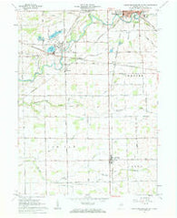 North Manchester South Indiana Historical topographic map, 1:24000 scale, 7.5 X 7.5 Minute, Year 1961