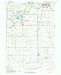 North Manchester South Indiana Historical topographic map, 1:24000 scale, 7.5 X 7.5 Minute, Year 1961