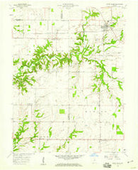 North Salem Indiana Historical topographic map, 1:24000 scale, 7.5 X 7.5 Minute, Year 1958