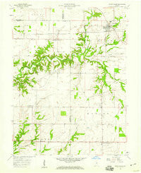 North Salem Indiana Historical topographic map, 1:24000 scale, 7.5 X 7.5 Minute, Year 1958