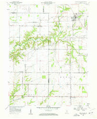 North Salem Indiana Historical topographic map, 1:24000 scale, 7.5 X 7.5 Minute, Year 1958