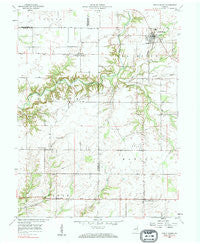 North Salem Indiana Historical topographic map, 1:24000 scale, 7.5 X 7.5 Minute, Year 1958