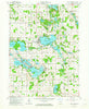 North Webster Indiana Historical topographic map, 1:24000 scale, 7.5 X 7.5 Minute, Year 1962