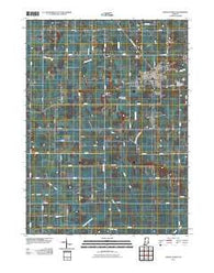 North Judson Indiana Historical topographic map, 1:24000 scale, 7.5 X 7.5 Minute, Year 2010