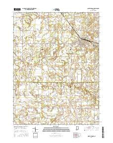 North Judson Indiana Current topographic map, 1:24000 scale, 7.5 X 7.5 Minute, Year 2016