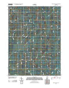 North Judson SE Indiana Historical topographic map, 1:24000 scale, 7.5 X 7.5 Minute, Year 2010