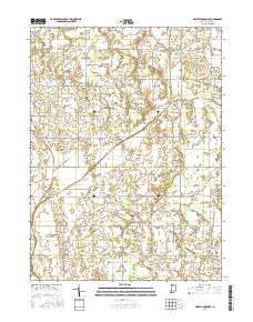 North Judson SE Indiana Current topographic map, 1:24000 scale, 7.5 X 7.5 Minute, Year 2016
