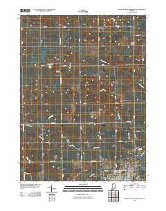 North Manchester North Indiana Historical topographic map, 1:24000 scale, 7.5 X 7.5 Minute, Year 2010
