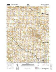 North Manchester North Indiana Current topographic map, 1:24000 scale, 7.5 X 7.5 Minute, Year 2016