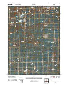 North Manchester South Indiana Historical topographic map, 1:24000 scale, 7.5 X 7.5 Minute, Year 2010
