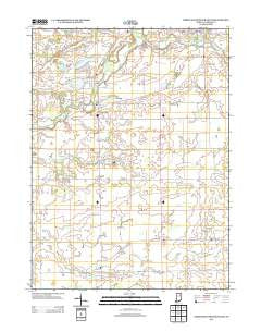 North Manchester South Indiana Historical topographic map, 1:24000 scale, 7.5 X 7.5 Minute, Year 2013