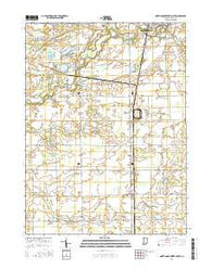 North Manchester South Indiana Current topographic map, 1:24000 scale, 7.5 X 7.5 Minute, Year 2016