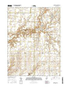 North Salem Indiana Current topographic map, 1:24000 scale, 7.5 X 7.5 Minute, Year 2016