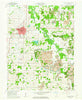 Oakland City Indiana Historical topographic map, 1:24000 scale, 7.5 X 7.5 Minute, Year 1961