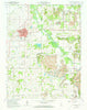 Oakland City Indiana Historical topographic map, 1:24000 scale, 7.5 X 7.5 Minute, Year 1961