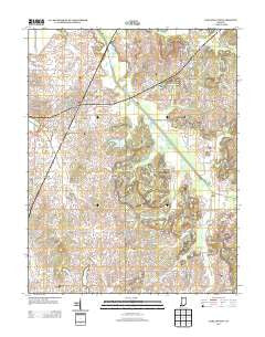 Oakland City Indiana Historical topographic map, 1:24000 scale, 7.5 X 7.5 Minute, Year 2013